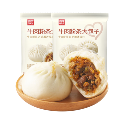 西贝 莜面村 牛肉粉条包子640g/2袋