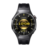 移动端、京东百亿补贴：华为 WATCH GT 6 Pro 蓝牙版 智能手表 45.6mm 曜石黑 氟橡胶表带