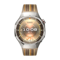 华为 WATCH GT 6 Pro 蓝牙版 智能手表 45.6mm 琥珀棕 复合编织表带