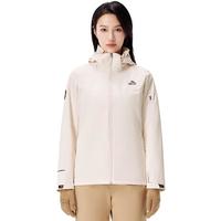 伯希和（Pelliot）硬壳冲锋衣三合一男女户外防水夏季登山外套124301034白2X 【女】暖日白/可拆卸内胆 XXL