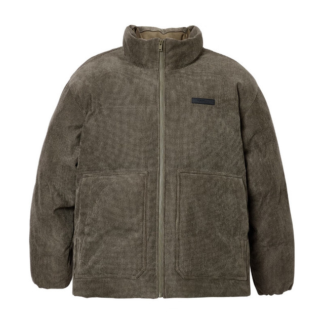 JACK&JONES 杰克琼斯 25年新款！男士肌理华夫格立领棉衣棉袄