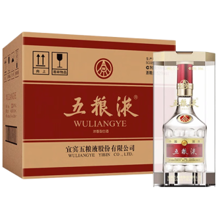 国家补贴、今日必买：五粮液 第八代 普五 52度 浓香型白酒 500ml*6瓶 原箱装 (2022)