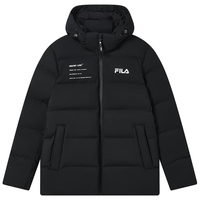 FILA 斐乐官方情侣羽绒服2025年冬时尚休闲连帽上衣男女同款保暖外套