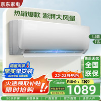 WANKE 系列空调新一级能效空调大1.5匹挂机出租屋家用全铜管卧室冷暖挂机节能省电壁挂式