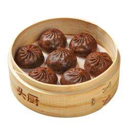 头厨 黑麦鸡胸肉包子840g共24个薄皮荞麦 饱腹轻食包子早餐速冻