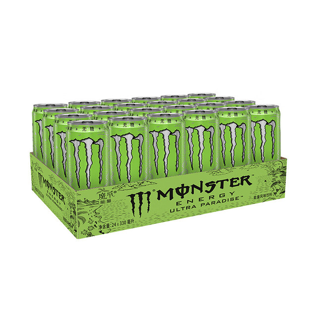 Fanta 芬达 Monster Energy 魔爪能量 无糖超越仙境 330ml*24罐