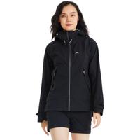 DECATHLON 迪卡侬 冲锋衣男女户秋冬登山防风防水单层夹克风衣运动外套男 MH500 经典黑-女款 L