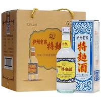 LU ZHOU LAO JIAO 泸州老窖 52度特曲60版工农牌白酒整箱 (500ml*6、箱装、浓香型、52度)