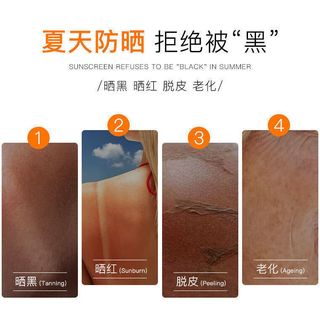  HCHANA/韩婵 防晒黑伤紫外线 男士防晒霜  SPF50+ PA+++ 45g*2