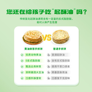 粮全其美黄油鲜葱手抓饼100g*20片 儿童营养早餐半成品葱油饼商超同款 【重磅】黄油鲜葱手抓饼20片