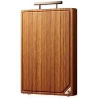 双枪 SUNCHA金花梨木菜板整木砧板抗菌家用食品级切菜实木案板40*27*2.5cm