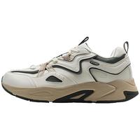 XTEP特步男鞋赤壁3.0秋冬保暖户外运动休闲鞋老爹鞋 余白灰/蟹壳青  39