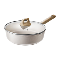 苏泊尔(SUPOR)加深煎锅不粘锅平底锅牛排煎蛋煎饼 电磁炉燃气通用 酷石二代系列 直径 24cm