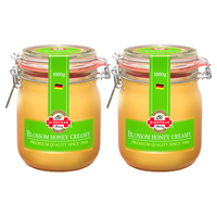 碧欧坊金黄蜂蜜1000g*2瓶装德国