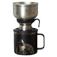 大英博物馆 安德森猫咖啡手冲套装礼盒不锈钢滤杯送男生