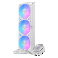 酷冷至尊 CoolerMaster）冰神G360/龙影2代 白色 ARGB水冷散热器 基础版双顶盖可替换/多平台扣具