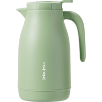 JEKO&JEKO保温壶家用暖水壶热水瓶大容量玻璃内胆宿舍保温暖瓶 1L 绿色 【玻璃内胆更保温】绿色 1L