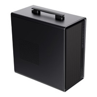 先马 平头哥M2 Note黑色 机箱 便携提手/Type-C/支持MATX主板/多硬盘位/0.7mm五金