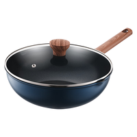 苏泊尔(SUPOR)不粘锅炒锅家用耐磨炒菜锅无油烟平底锅32CM煎炒锅燃气电磁炉通用