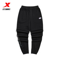 XTEP特步运动休闲卫衣男女同款秋季户外休闲百搭圆领套头衫运动服 正黑色-女0253 2XL