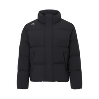 迪桑特 SKI STYLE系列运动休闲男女同款短款面包羽绒服 男子BK-黑色