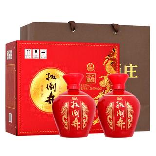 扳倒井国井1915酒庄福坛 浓香型白酒 52度 750ml*2坛 礼盒装