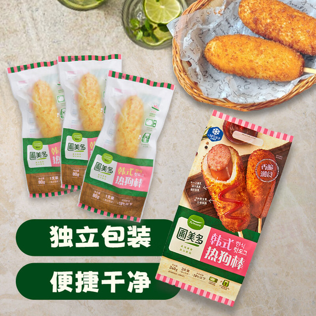 圃美多 韩式热狗棒 240g