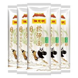 陈克明 软弹月牙面5连包 5*100g 面日晒挂面月牙面条高加水