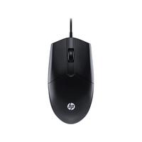  HP/惠普 即插即用 有线鼠标  黑色