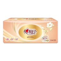 心相印心相印纸巾抽纸整箱大包家用实惠装卫生纸抽家庭餐巾纸抽纸包 3层 110抽*1包