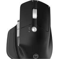 京东京造 M3 Elite 升级版人体工学鼠标 无线蓝牙办公 轻音按键 充电 适用苹果Mac华为Matebook笔记本 砚黑