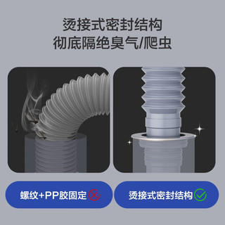 九牧（JOMOO）弹跳式翻版式面盆下水器下水管下水套装厨卫配件洗手池浴室柜排水 弹簧芯防臭下水管9B621