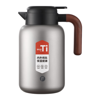 富光 纯钛保温壶 内外纯钛真空暖水壶 2L