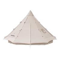 挪客户外Naturehike 户外露营印第安棉布金字塔营地大帐篷多人野营 流沙金12.3【4.15