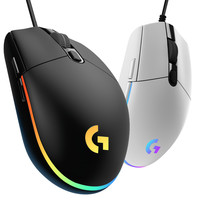 罗技 logitech G102 二代 有线鼠标 8000DPI RGB