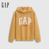 Gap 女士撞色Logo抓绒套头连帽卫衣