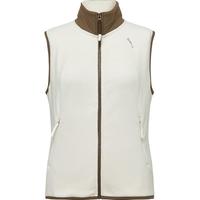 EP雅莹2025秋装女装 撞色立领摇粒绒轻运动收腰马甲1003A 米色 XL