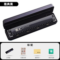 國光 国光口琴24孔复音C调初学者入门儿童成人小专业自学演奏