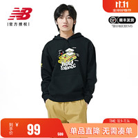 new balance 男款连帽卫衣 AMT11336-BK