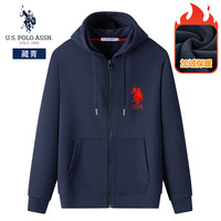 U.S. POLO ASSN. 冬季加绒卫衣外套