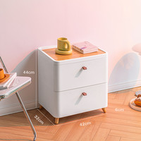 收纳柜抽屉式置物柜家用卫生间浴室塑料多层储物柜日式卧室床头柜