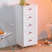 收纳柜抽屉式置物柜家用卫生间浴室塑料多层储物柜日式卧室床头柜
