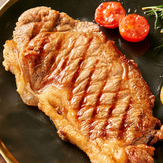 恒都  国产谷饲牛排套餐（西冷眼肉共5-7片装） 生鲜牛肉