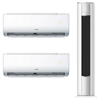 移动端、京东百亿补贴：奥克斯 新一级能效变频冷暖 空调套装  1匹+1.5匹+2匹