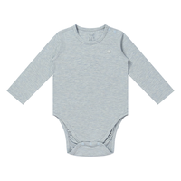 nest designs婴儿竹轻盈竹纤维弹力婴儿爬服长袖和尚新生儿宝宝包屁衣连体衣   （建议身高66-75cm）