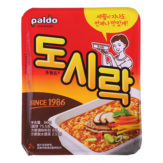paldo/方便面饭盒面牛肉味韩国泡面拉面干拌面