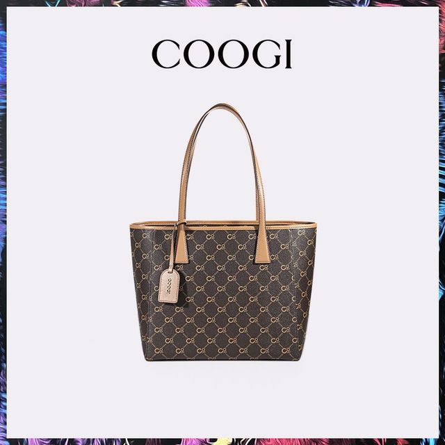 COOGI 轻奢女士包包女包品牌斜挎包新款百搭通勤包托特包