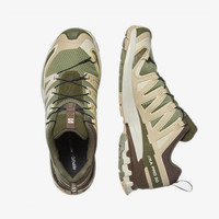 萨洛蒙 XA PRO 3D V9系列男款绿色纺织越野跑鞋L47583300 绿色