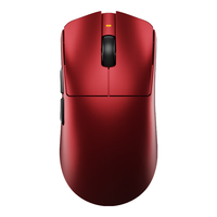 凌豹M9Pro全能高阶无线蓝牙三模鼠标轻量化 原相PAW3395 双8K回报率低延迟 换电鼠标 游戏电竞办公 M9ProMAX龙血红【3395+双8K】双电池