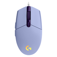 logitech/罗技 RGB灯光 游戏鼠标 防滑贴礼盒 G102紫色防滑贴礼盒